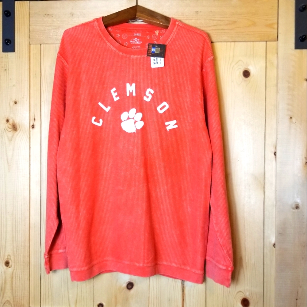 Three Square by Royce Apparel Clemson Tigers Collegiate Ribbed Sweatshir…